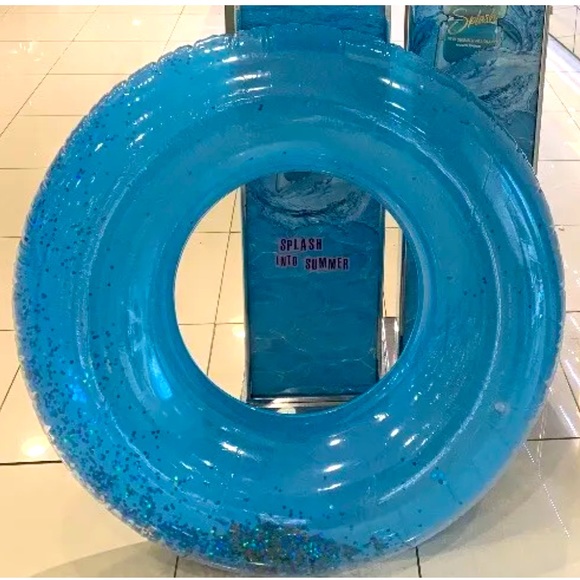 Juicy Couture glitter blow up pool raft and back pack store display - Picture 5 of 13